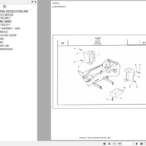 Manitou MVT 675 TURBO COMFORT LINE MOT 1104C 44TA E2 Parts Catalog 648280