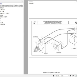 Manitou MVT 929 TURBO COMPACT EVOLUTION E3 Parts Catalog 648578
