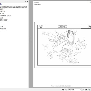 Manitou MVT 929 TURBO COMPACT EVOLUTION S2 E3 Parts Catalog 648602