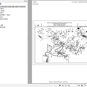 Manitou MVT 930 COMFORT LINE MOT 1004 4 Parts Catalog 547593