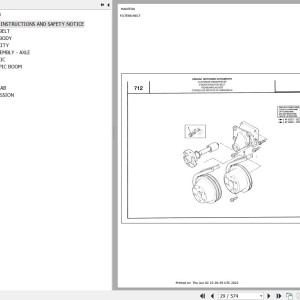 Manitou MVT 935 TURBO COMFORT LINE MOT 1004 4 Parts Catalog 547245