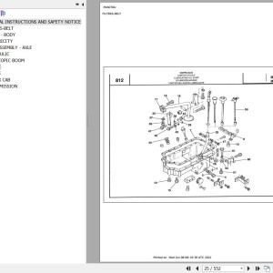 Manitou MVT 935 TURBO COMFORT LINE MOT 1004 4T Parts Catalog 547615
