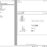 Manitou TMM204WDKST5S1 Parts Catalog 52643840
