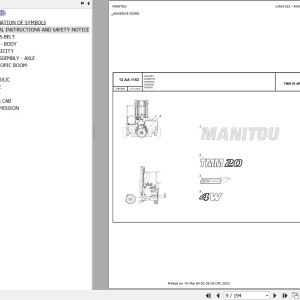 Manitou TMM204WDKST5S1 Parts Catalog 52643840