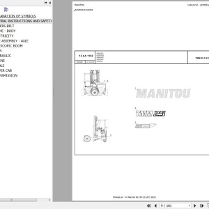 Manitou TMM25DKST5S1 Parts Catalog 52643841