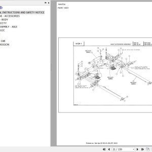Manitou TMP 5500 HT Parts Catalog 800806