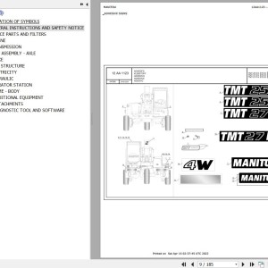 Manitou TMT 25 I K ST5 S1 Parts Catalog 647866
