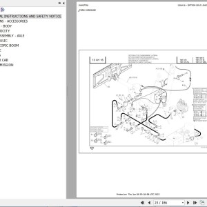 Manitou TMT 317 SI RL Parts Catalog 547633