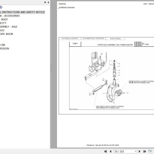 Manitou TMT 320 FL HT Parts Catalog 801646