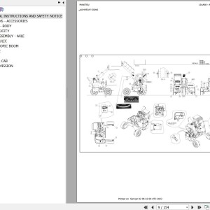 Manitou TMT 55 FL TMT 55 FL HT TMT 55 XT (Turbo) Parts Catalog 806265