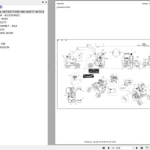 Manitou TMT 55 XT Parts Catalog 806265
