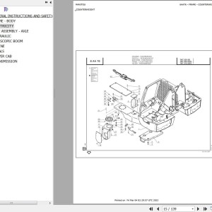 Manitou TMT315-3 SIFL Parts Catalog 547632