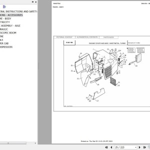 Manitou TMT320 HT TURBO Parts Catalog 801646