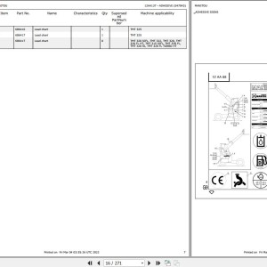 Manitou TMT325 Parts Catalog 547043