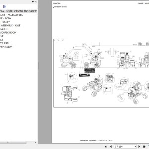 Manitou TMT55 XT Parts Catalog 806265