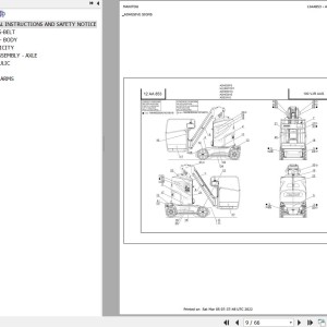 Manitou VJR 26 Parts Catalog 547397