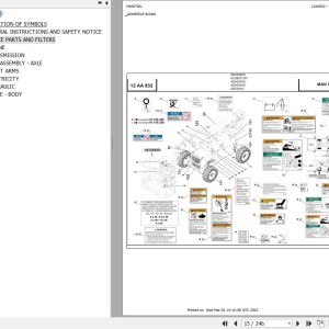 Mannitou MAN GO 33 Parts Catalog 647533