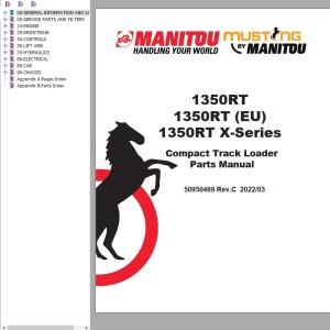 Manitou 1350RT Parts Manual 50950469C