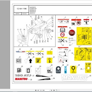 Manitou 180 ATJ 4RD ST5 S2 Parts Manual 647910