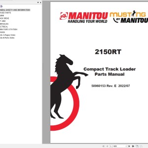 Manitou 2150RT Parts Manual 50960153E