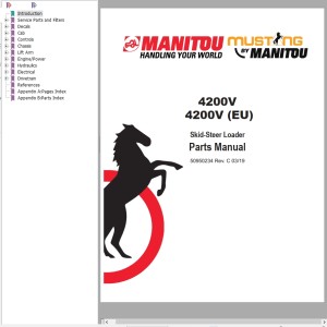 Manitou 4200V Parts Manual 50950234C