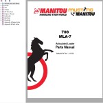 Manitou 708 MLA-7 Parts Manual 50940375J