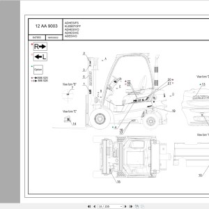 Manitou MI 18 G G ST5 S1 Parts Manual 647853