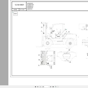 Manitou MI 50L MI 60 MI 70 D D ST5 S1 Parts Manual 647842