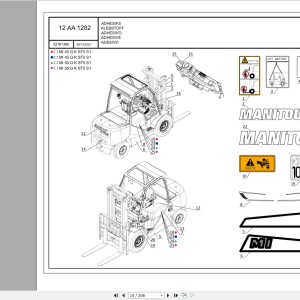 Manitou MI 55 G K ST5 S1 Parts Manual 52761366