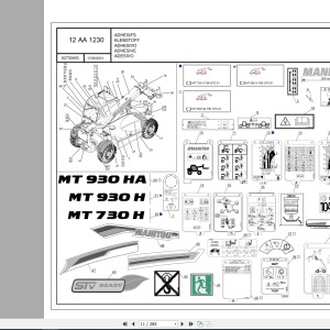 Manitou MT 730 H 75K ST5 S1 Parts Manual 52730403