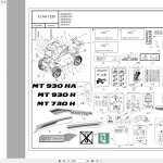 Manitou MT 930 HA 75K ST5 S1 Parts Manual 52730403