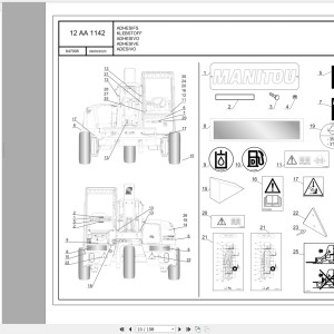Manitou TMT-X 25 S 4W K E3 S2 Parts Manual 647908