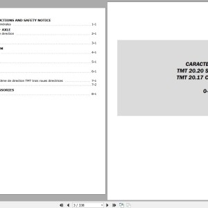 Manitou TMT 315 315-3 SIFL 320 320FL 320FL HT 320FL Turbo HT 320SI Repair Manual 547517