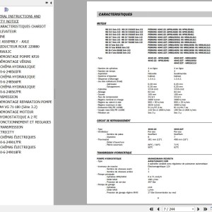 Manitou MH 20-4 25-4 TURBO BUGGIE MSI 20 D (BUGGIE) S2 E2 Repair Manual 547915