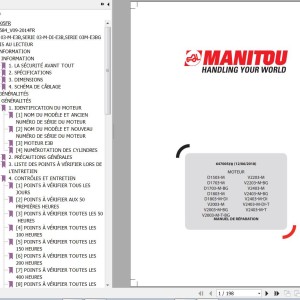 Kubota D1503-M D1703-M D1703-M-BG D1803-M V2003-M-T-BG V2203-M V2203-M-BG Engine Repair Manual 647005