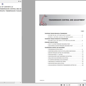 Manitou ML 635 TURBO 1235 S TURBO 1435 SL TURBO MLT 845 120 LSU 940 L 120 LSU S3 E3 Repair Manual 647018