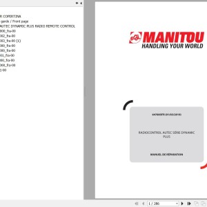 Autec Dynamic Plus Radio Control Repair Manual 647805