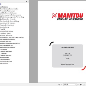 Bosch A2FM Motor Hydrostatic Repair Manual 647256