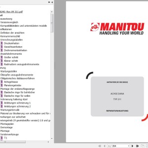 Dana Type 211 Axle Repair Manual 647041