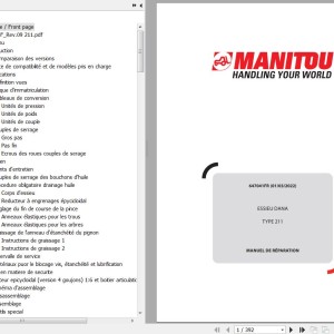 Dana Type 211 Axle Repair Manual 647041