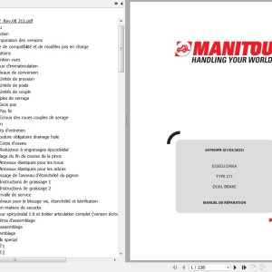 Dana Type 211 Dual Brake Repair Manual 647904