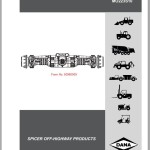 Dana Type 223 Axle Maintenance & Repair Manual 50960009A