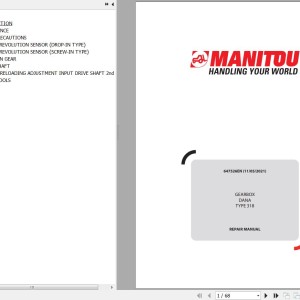 Dana Type 318 Gear Box Repair Manual 647526