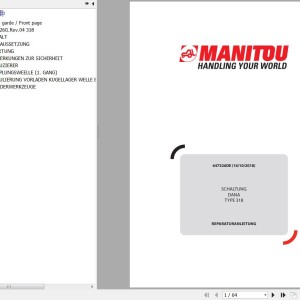 Dana Type 318 Gear Box Repair Manual 647526