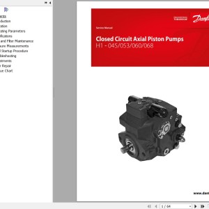Danfoss H1-045 053 060 068 Pump Service Manual 50940483 Rev.B