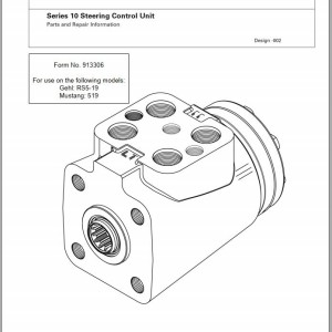 Eaton Series 10 Steer Motor Service Manual 913306A