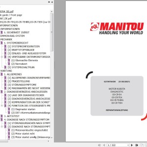 Kubota 03-CR-E4 03-CR-TE4 03-CR-TE4BG 03-CR-TIE4 Diagnostic Engine Repair Manual 52739704