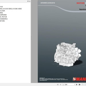 Kubota V3600 Euro 3 Engine Repair Manual 647049