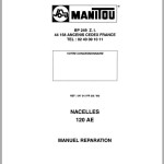 Manitou 120 AE Repair Manual 547313