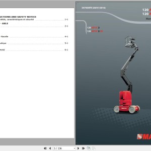 Manitou 120 AETJC 2 120 AETJC 2 3D Repair Manual 547404